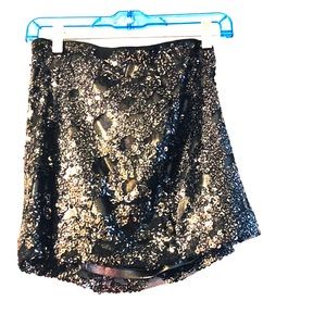 EXPRESS Beaded mini skirt
